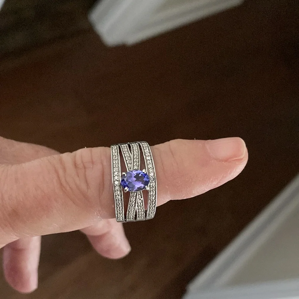 Tanzanite in Sterling - Picture 10 of 14